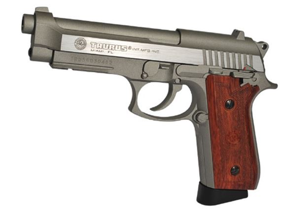 Picture of TAURUS PT92 HAIRLINE SILVER